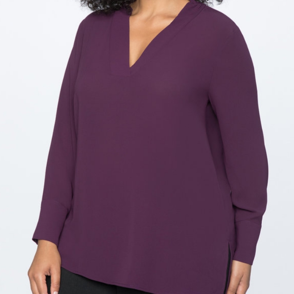 100% Polyester V neck tunics